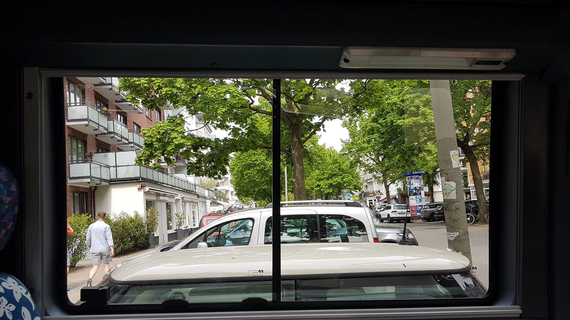 Aussicht durch neues Fenster